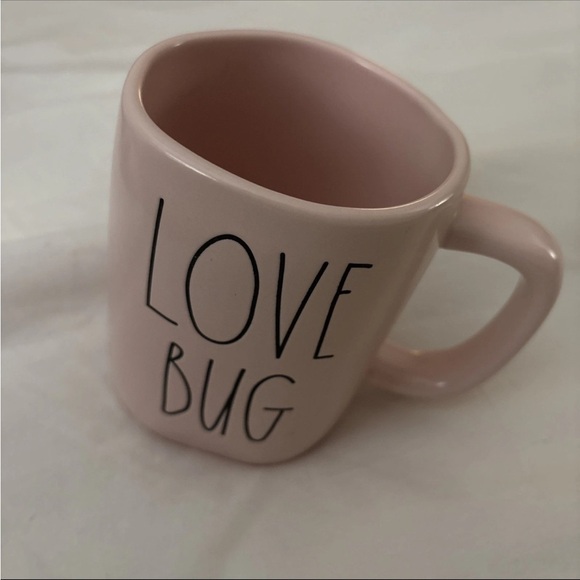 Rae Dunn “LOVE BUG” Pink Ceramic Mug -Everyday Gift - Picture 2 of 4